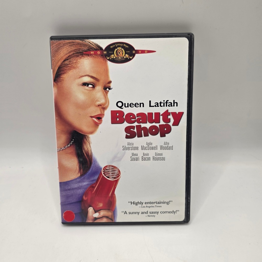 MGM Beauty Shop DVD Queen Latifah Comedy 2005 Alicia Silverstone Kevin Bacon Y2K